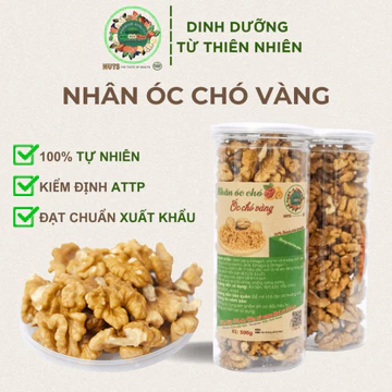 Nhân hạt óc chó vàng PH Healthy Food - Nhân hạt óc chó vàng, thơm ngon sấy nguyên vị, hạt óc chó nướng vị mật ong