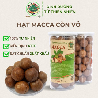 Hạt macca PH Healthy Food - hạt macca nứt vỏ đaklak size đại 28-32 thơm ngon tốt cho sức khoẻ