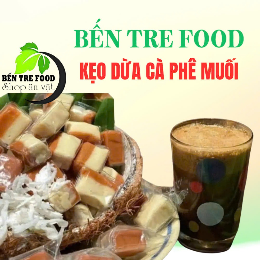 Kẹo dừa sáp cà phê muối Bến Tre 1kg