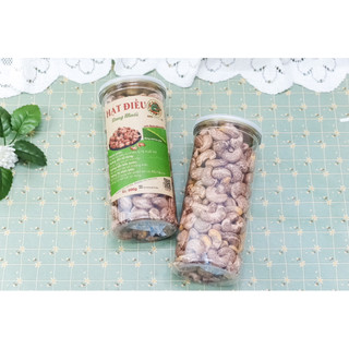 Hạt điều rang muối 500g PH Healthy Food - hạt điều rang muối còn vỏ lụa to đều size thơm ngon, ròn rụm
