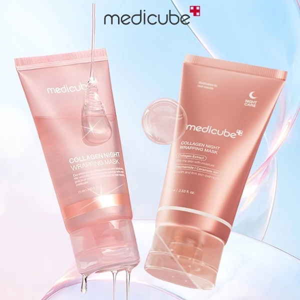 Mặt Nạ Ngủ Dạng Lột Medicube 75ml/Collagen Night Wrapping Peel Off Facial Mask