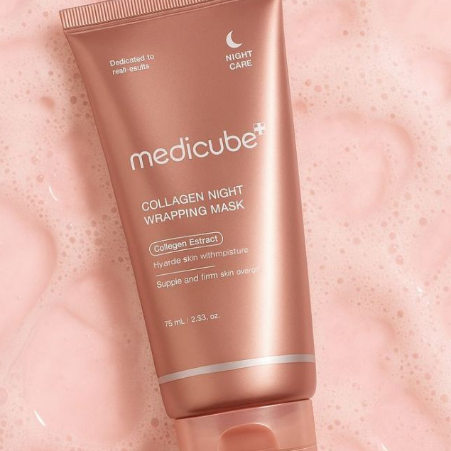 Mặt Nạ Ngủ Dạng Lột Medicube 75ml/Collagen Night Wrapping Peel Off Facial Mask