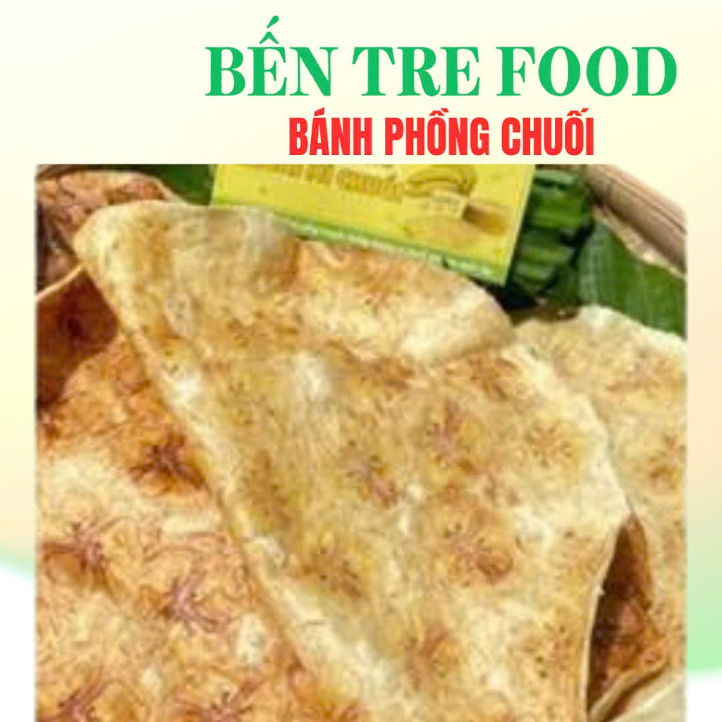 (BÁNH PHỒNG SƠN ĐỐC) BÁNH PHỒNG MÌ DÁN CHUỐI LOẠI ĐẶT BIỆT ( TÚI 10 BÁNH LỚN CHƯA NƯỚNG))- ĐẶC SẢN BẾN TRE SHOP