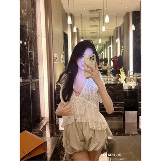 Áo ren bèo siêu xinh dễ phối đồ 💯💝đi CHƠI, đi LÀM ,đi du lịch sang chảnh, xinh XINH đẹp tuyệt vời !!😘