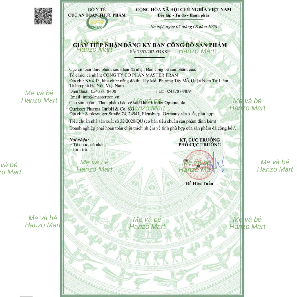Siro bổ sung vitamin cho bé Doppelherz Kinder Optima hỗ trợ giúp bé ăn ngon, cải thiện tầm vóc