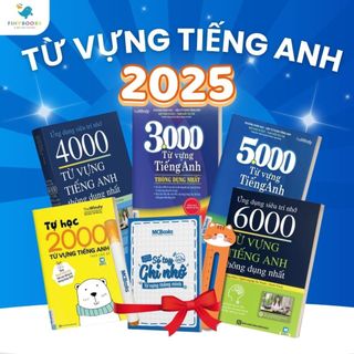 Sách - Tổng Hợp Từ Vựng Tiếng Anh Năm 2025 - MCBooks