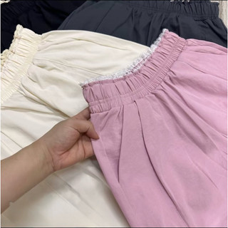 [ Hàng Mới ] Quần Bagyy Ren Gấu Dáng Thụng Có Túi Sau Chất Gió Kaki