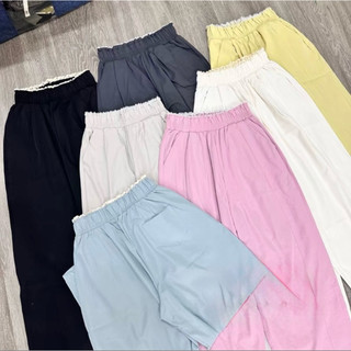[ Hàng Mới ] Quần Bagyy Ren Gấu Dáng Thụng Có Túi Sau Chất Gió Kaki