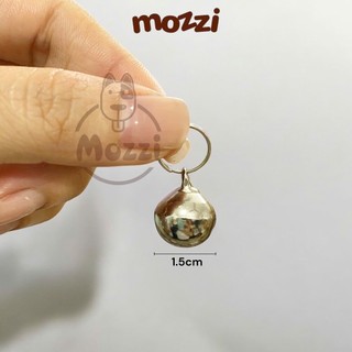 Lục lạc - Chuông leng keng màu bạc trơn 1.5cm