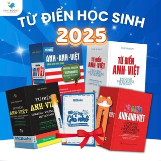 Sách - Tổng hợp Từ điển Anh Anh Việt - Dành cho học sinh theo ngôn ngữ hiện hành - Bản mới nhất 2025