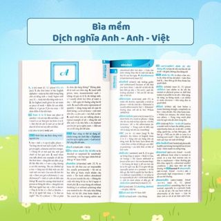 Sách - Tổng hợp Từ điển Anh Anh Việt - Dành cho học sinh theo ngôn ngữ hiện hành - Bản mới nhất 2025
