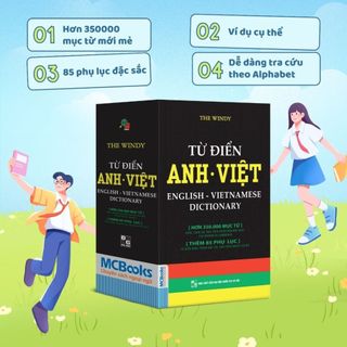 Sách - Tổng hợp Từ điển Anh Anh Việt - Dành cho học sinh theo ngôn ngữ hiện hành - Bản mới nhất 2025