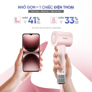 Máy sấy tóc ion âm Masuto SkyAI cảm biến tự động điều chỉnh nhiệt bảo vệ tóc bảo hành 24 tháng