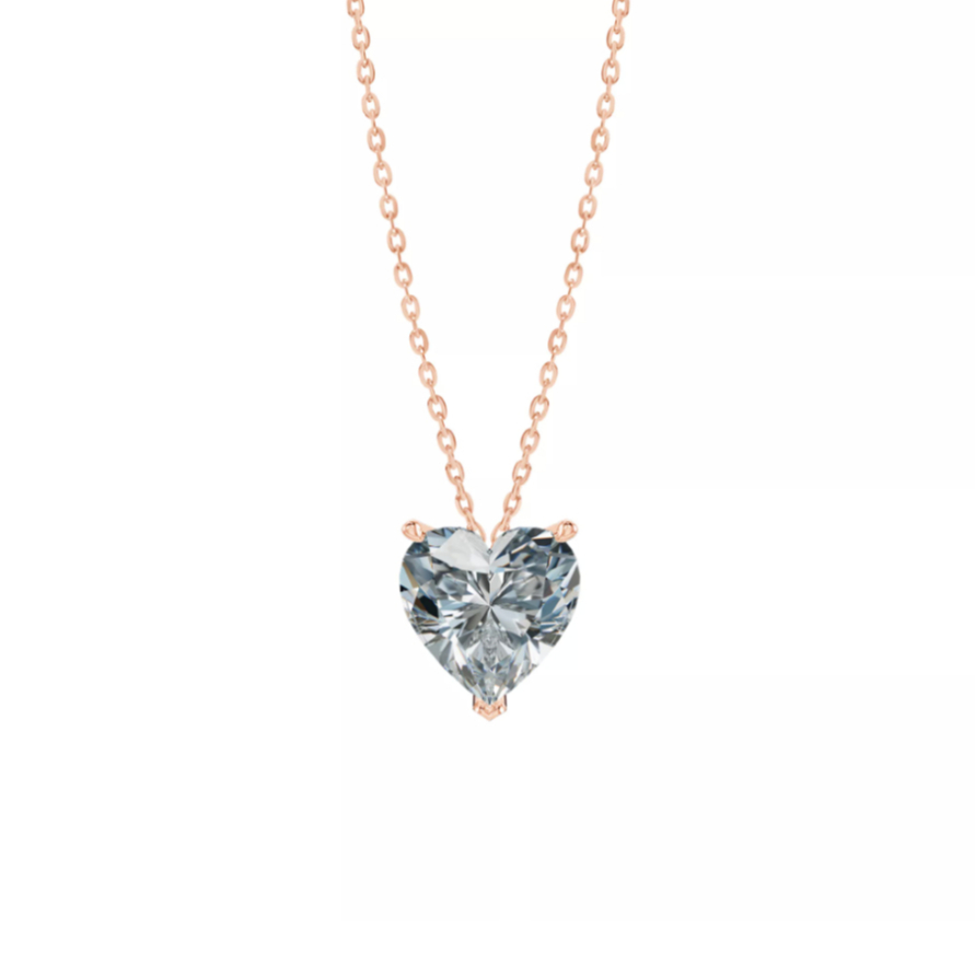 [CHAT TRƯỚC KHI ĐẶT] Mặt Dây Chuyền Tierra Heart Pendant MDA1103 Vàng 14K/ 18K, Đính Đá CZ Trái Tim 5.4mm