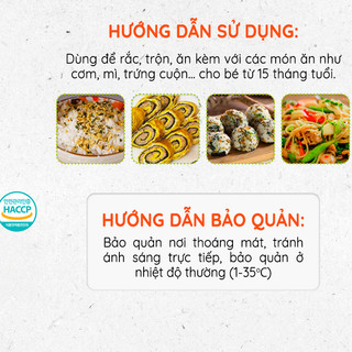 Gia vị rắc cơm Alvins 28g cho bé từ 15 tháng tuổi