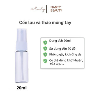 Nước tháo móng giả , nước lau móng nail 20ml , cồn tháo móng, tháo móng nailbox, làm móng tại nhà