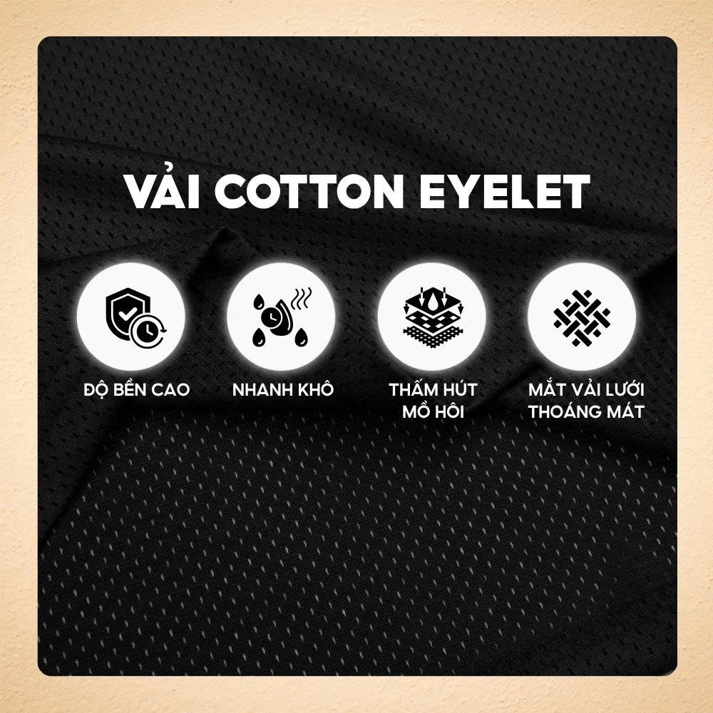 [RUNKEE COLLECTION] Áo thun Tanktop Eight nam nữ form rộng, vải Cotton Eyelet lưới thoáng mát, hoạ tiết số 10 - FEAER