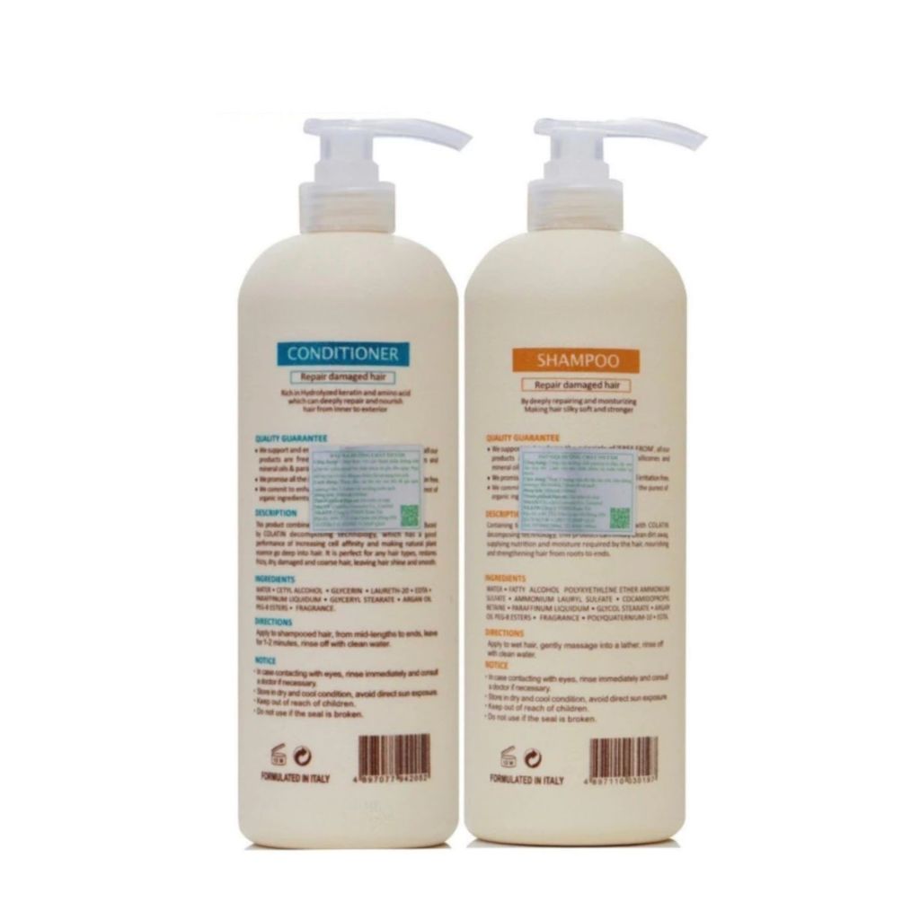 Combo dầu gội COLATIN  size: 500ml -1000ml hỗ trợ giúp tóc mềm mại mượt mà giảm gãy rụng, giảm gàu