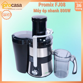 Máy ép trái cây NHANH Promix FJ08 - 800W - mẫu mới 2025 - lưới ép 0.3mm mịn hơn