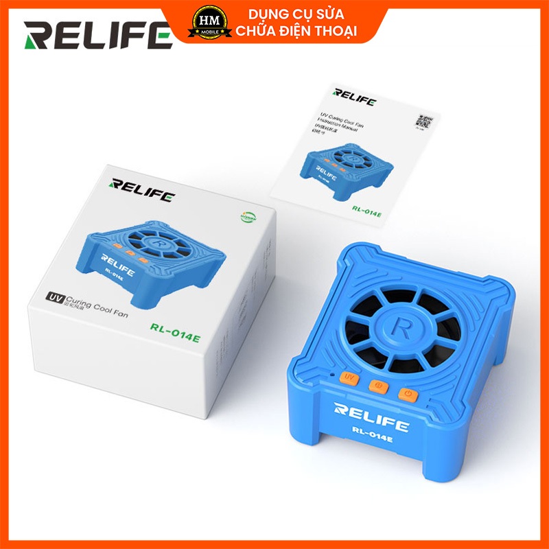Đèn chiếu tia UV 2 trong 1 RELIFE RL-014E làm mát, sấy khô keo UV sửa chữa điện tử