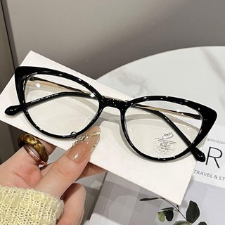 Kính Giả Cận Nữ ALOLA Mắt Mèo Chống Ánh Sáng Xanh Tia UV Đổi Màu Khi Ra Nắng -1.0/-2.0/-3.0/-4.0/-5.0/-6.0