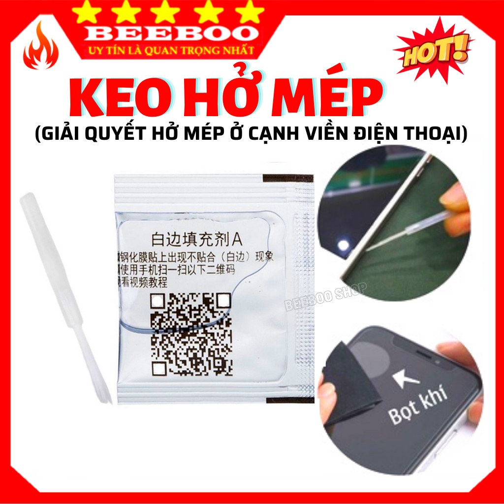 [QUÀ TẶNG KHÁCH VIP] Keo dán chống hở mép kính cường lực – Lấp đầy phần hở mép – tăng tính thẩm mỹ cho màn hình.