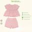 Bộ Cộc Tay Hoạ Tiết Bé Gái Vải Sợi Tre Cho Bé Từ 6-16kg AMI0397