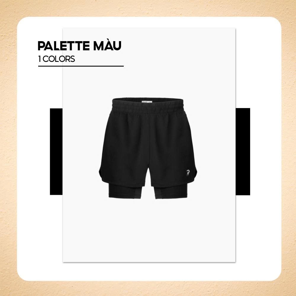 [RUNKEE COLLECTION] Quần Short Nam ActiFit Thể Thao 2 Lớp Thiết Kế Tôn Dáng, Chất Vải  Polyester Nhanh Khô - FEAER
