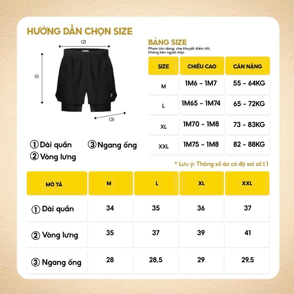 [RUNKEE COLLECTION] Quần Short Nam ActiFit Thể Thao 2 Lớp Thiết Kế Tôn Dáng, Chất Vải  Polyester Nhanh Khô - FEAER