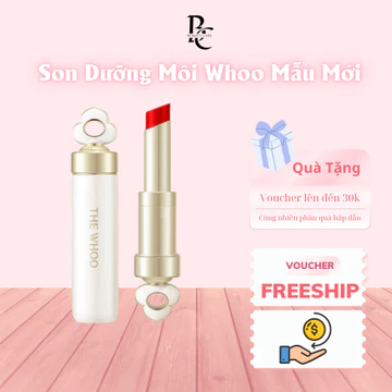 [HÀNG CÔNG TY] Son Dưỡng Whoo Essential Lip Glow Balm - Dưỡng Môi Có Màu Tự Nhiên, Mẫu Mới, Làm Mềm Môi