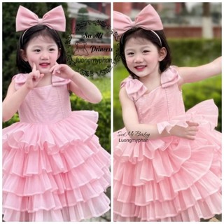 [ HÀNG CAO CẤP ] Đầm công chúa siêu phồng xòe siêu mềm cho bé [ Tặng cài ]