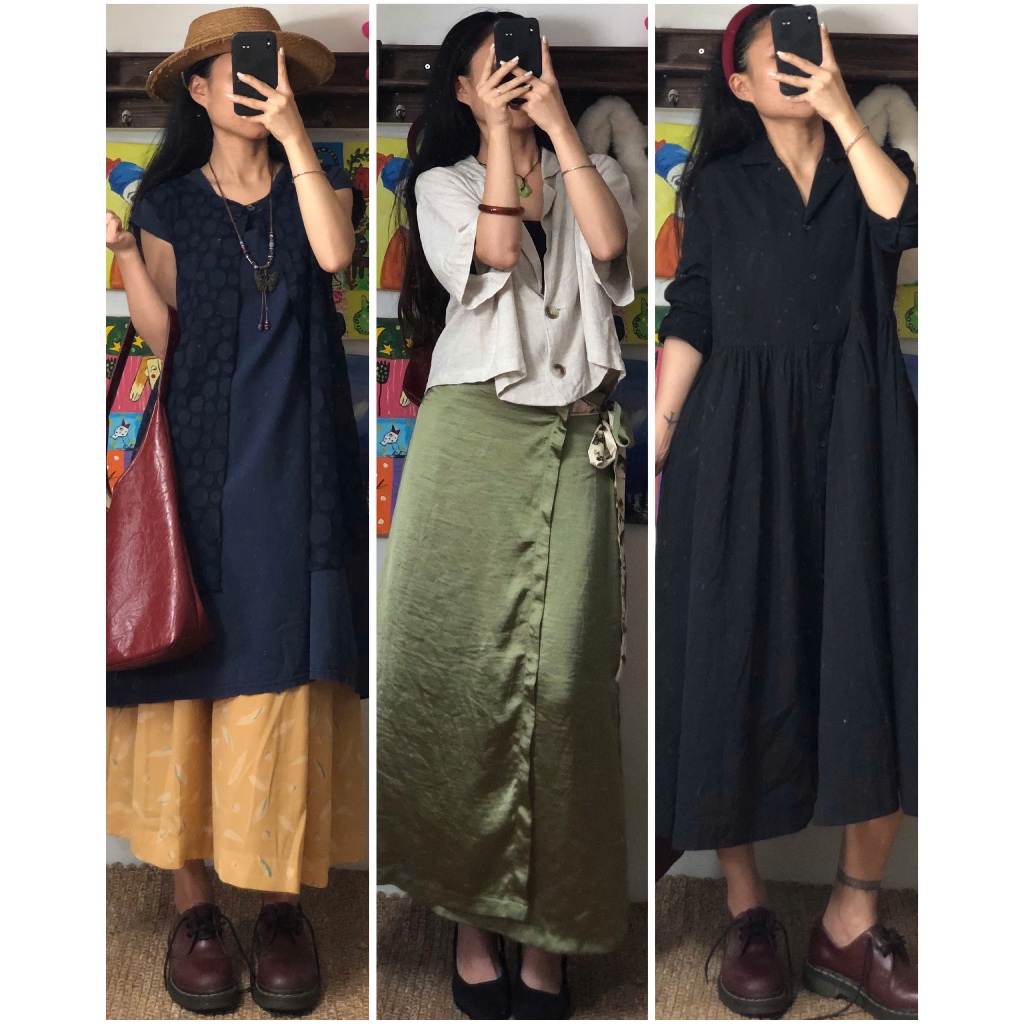 APRIL6 CLOTHING - Set bộ mix sẵn, đầm váy dáng dài 2hand [ig: april6_clothing]]