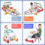Thảm Nhạc Cao Cấp 3in1 GutyKids Cho Bé Sơ Sinh Kèm Đàn Piano Có Bánh Xe Tập Đi Chất Liệu Cao Cấp, Đồ Chơi Cho Bé 0-3T