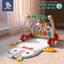 Thảm Nhạc Cao Cấp 3in1 GutyKids Cho Bé Sơ Sinh Kèm Đàn Piano Có Bánh Xe Tập Đi Chất Liệu Cao Cấp, Đồ Chơi Cho Bé 0-3T