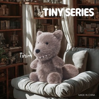 Sói Tiny bông mềm mại, búp bê dễ thương ôm ngủ giao từ kho Hà Nội