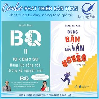 Sách Combo Phát triển bản thân (2C: BQ & Đừng bận mà vẫn nghèo)