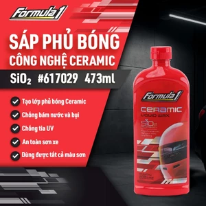 Kem Phủ Bóng Sơn Xe Ceramic SiO2 FORMULA 1 617029 473ml Bảo Vệ Chống Tia UV Phù Hợp Cho Nhiều Dòng Xe Ô Tô Xe Tải Xe Máy