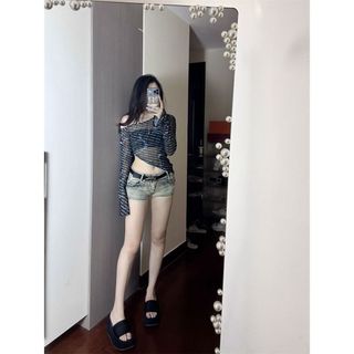 Áo Lưới  tay Phối Chữ Sexy New Hót