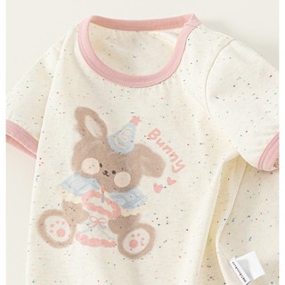 𝐀𝐩𝐫𝐢𝐥 𝐛𝐞́𝐛𝐞́ - MBang Tổng hợp áo thun cotton bé gái co giãn mát mẻ dễ thương mùa hè