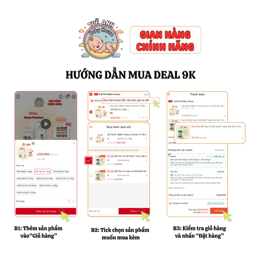 [KO QUÀ] Tã/Bỉm Honey Premium Tơ Tằm Mới, Siêu Mềm Mỏng Và Thấm Hút Đủ Size Cho Bé