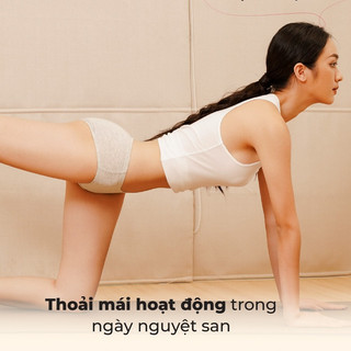 Quần lót nguyệt san cotton mềm mại chống tràn an toàn thỏa mái ONOFF -16UU25A477
