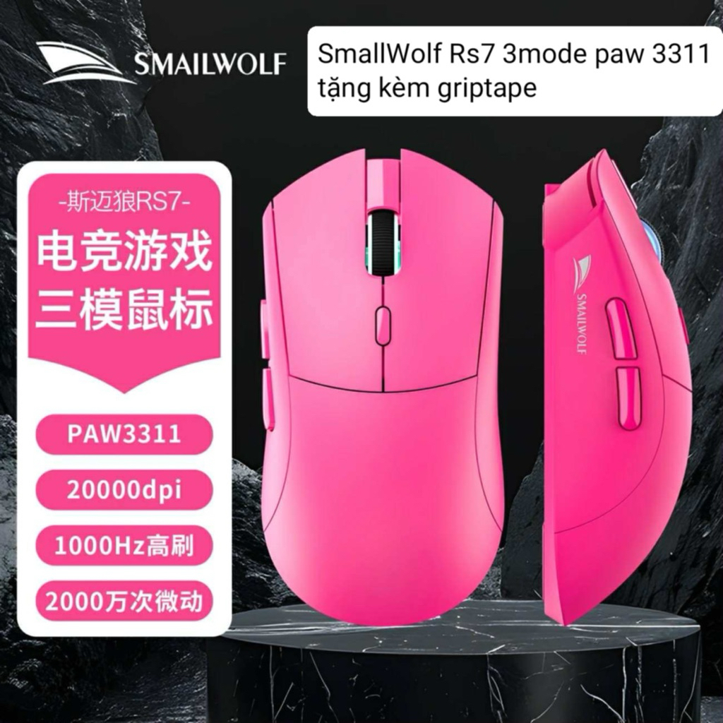 New] Chuột Không Dây Gaming VXE R1SE Plus / 3 chế độ kết nối / PAW