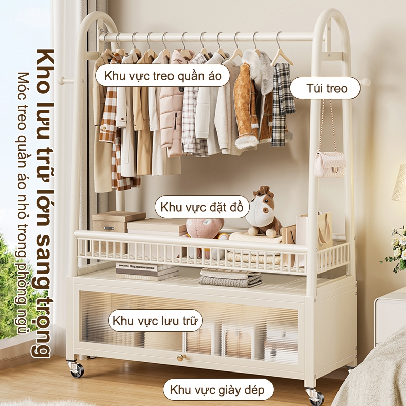 𝐎𝐥𝐢𝐟𝐞 Giá Treo Quần Áo Đa Chức Năng Móc Treo Đồ Phòng Ngủ Chữ A Giá Phơi Quần Áo