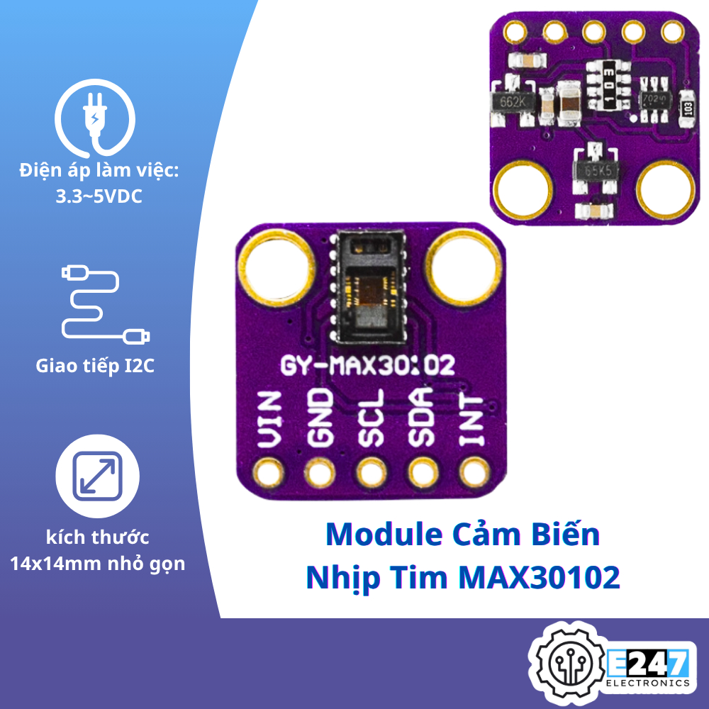 Module Cảm Biến Nhịp Tim MAX30102 (Loại Tốt) | Shopee Việt Nam