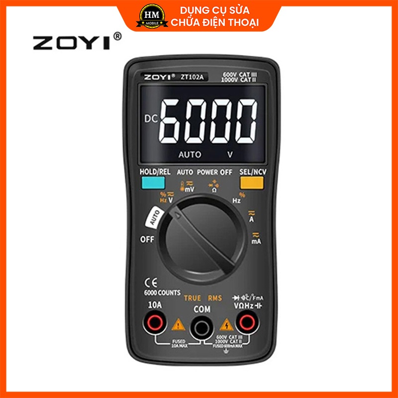 Đồng hồ vạn năng ZOYI ZT102A 3W cầm tay