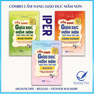 Sách Combo 4 quyển Cẩm nang giáo dục mầm non (High/Scope - Reggio - Steiner Waldorf- Frobel