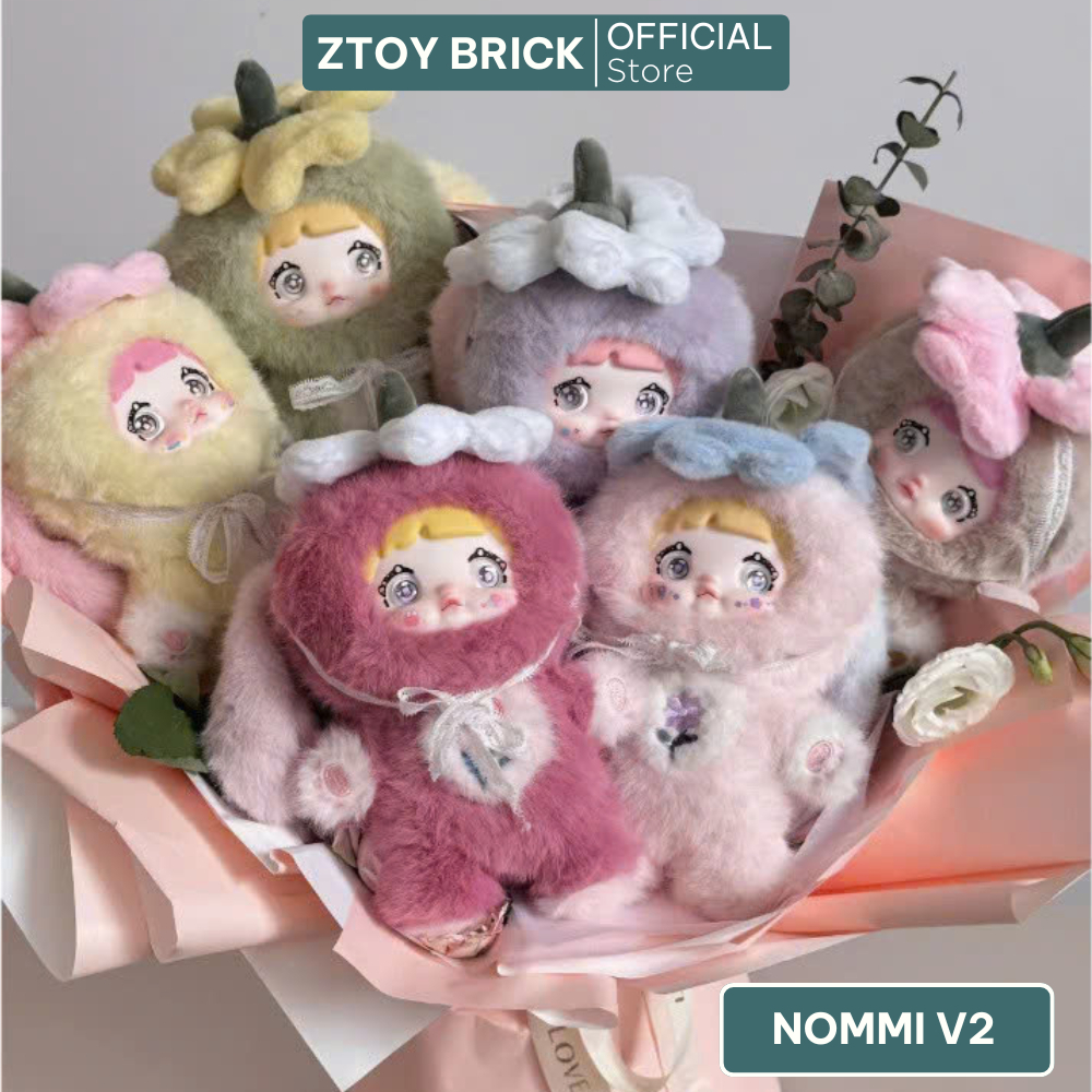 NOMMI V2 Rabbit Garden Blind box ポップマート Nommi V2 Garden Rabbit Series Plush Dolls, Blind Box