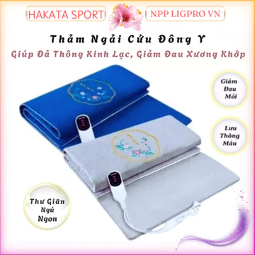 Thảm Ngải Cứu Thảo Dược Hỗ Trợ Giảm Đau Đau Nhức Xương Khớp,Lưu Thông Khí Huyết, Đệm Sưởi Ấm Đông Y