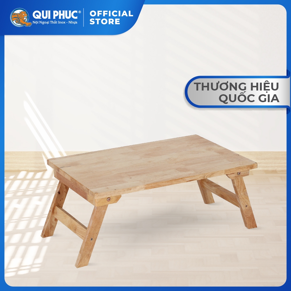 Bàn trà gỗ QUI PHÚC, gỗ tự nhiên, chịu lực tốt, gấp gọn dễ dàng, bàn trà phòng khách, ban công