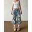 Quần jean ngố short pants xanh nhạt rách nhiều màu wash cá tính QJL003 - Tiktik